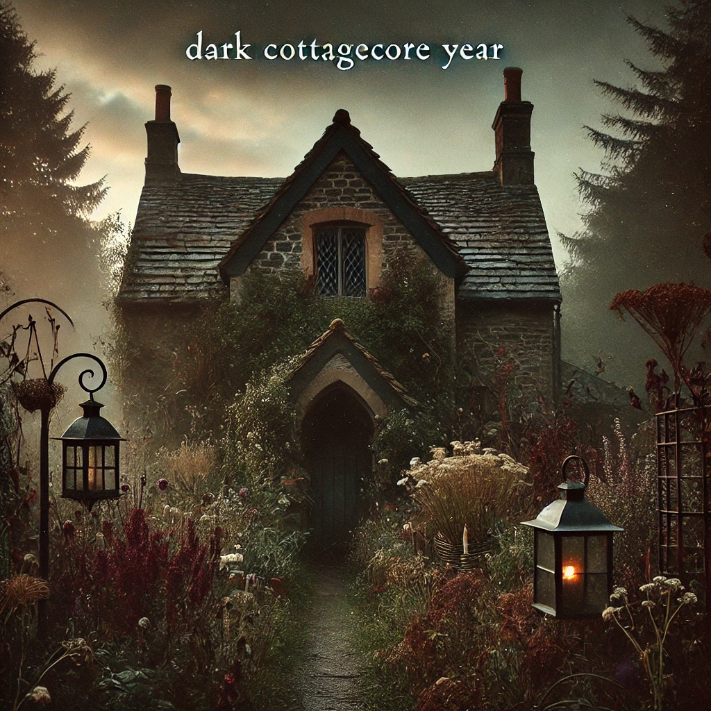 dark cottagecore house